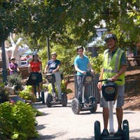 guide on a segway leading a segway tour