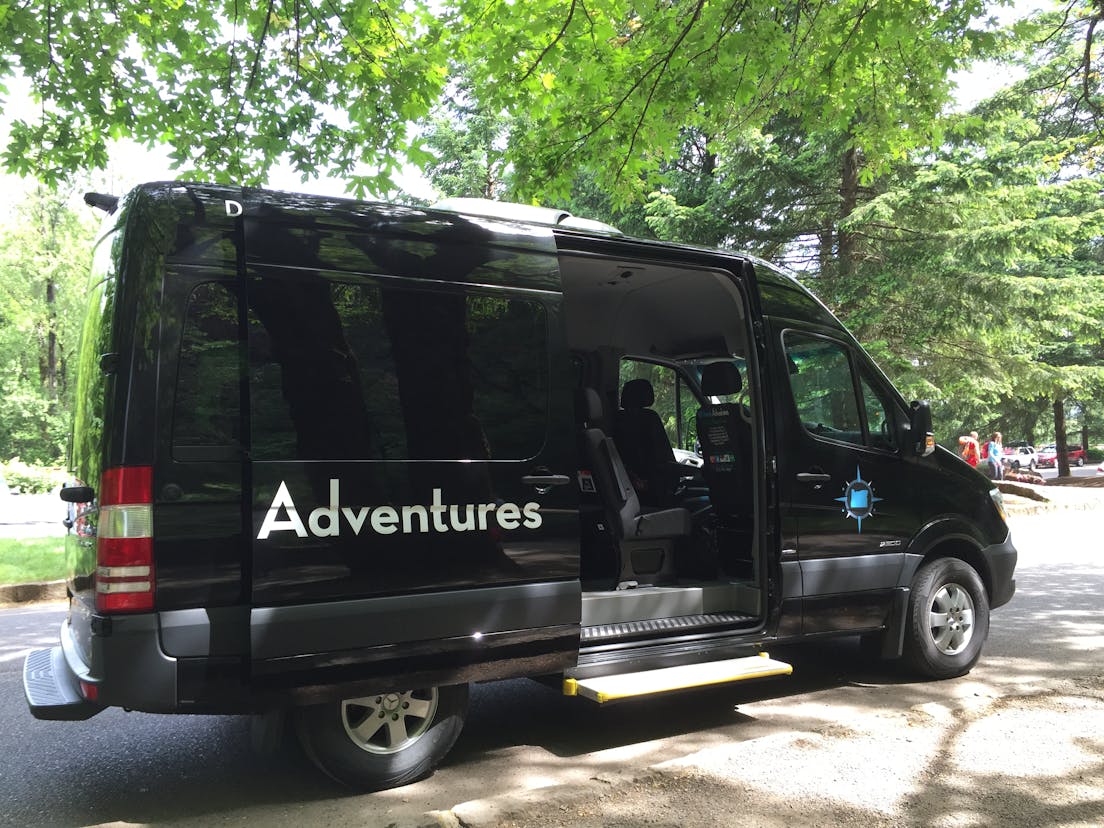 Luxury transportation during Wildwood Adventures tours