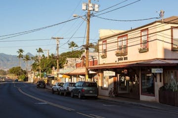 a view of a city street
