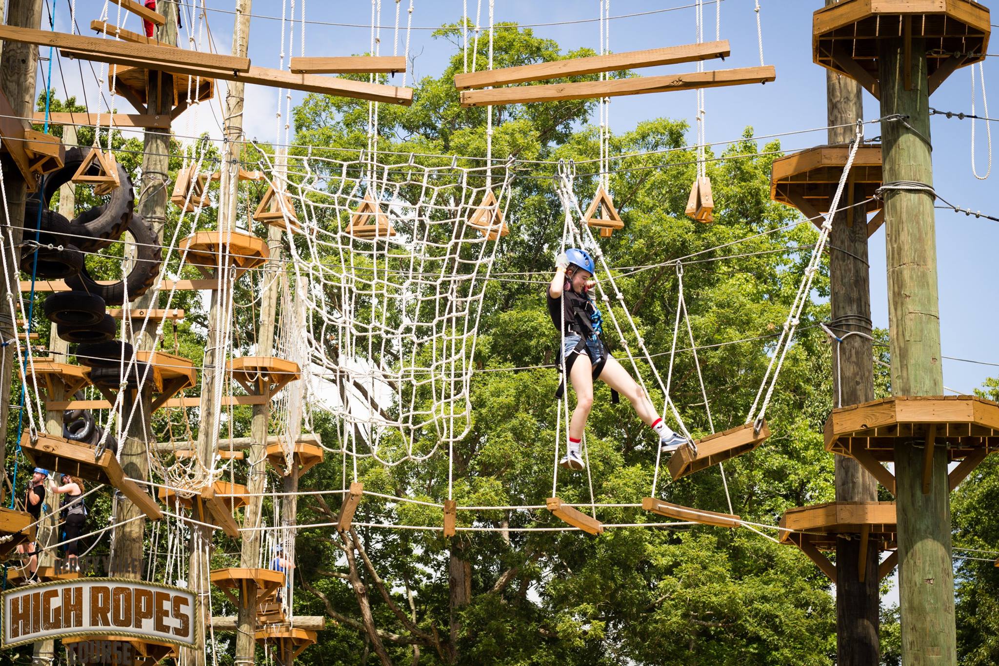 the ropes course