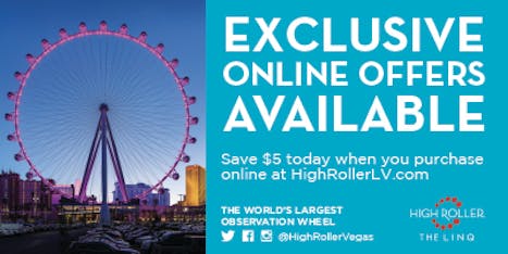 High Roller Observation Ferris Wheel Best Vegas Attractions