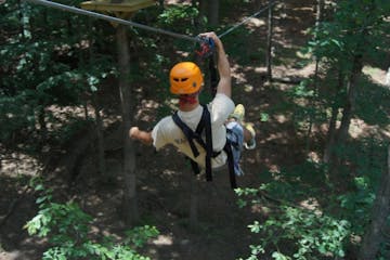 Teen on Canopy Challenge Course