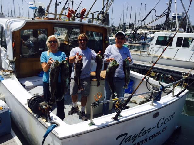 Nell, Dennis & Su-Ling with a sampling of their catch..