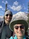 Two people enjoying Mount Rainier