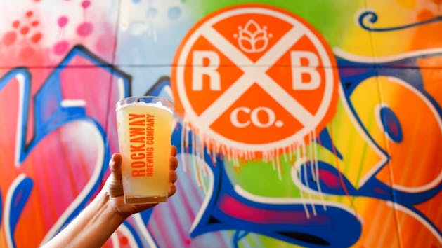 Rockaway Brewing Company Beer and Mural