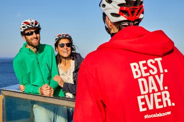 Bicycle touristic tour, Donostia, San Sebastian, Gipuzkoa, Spain, Europe