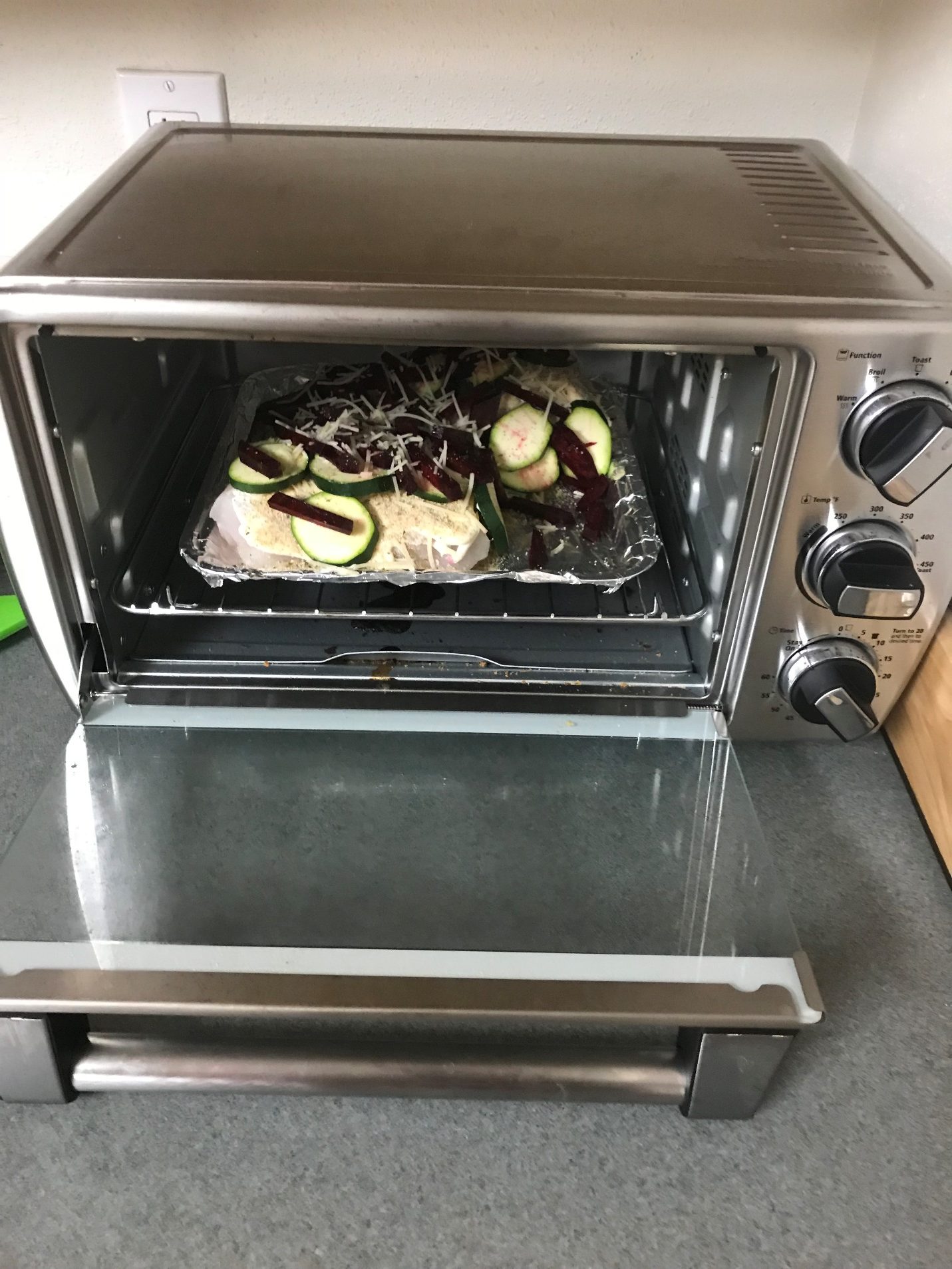 veggies in the oven