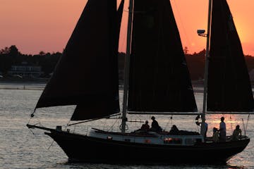 Pineapple Ketch at sunset