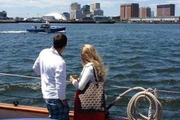 Sunday Brunch sail overlooking Boston Harbor