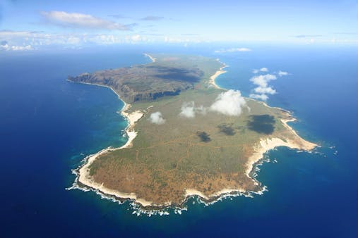 Aerial view of Niihau Island