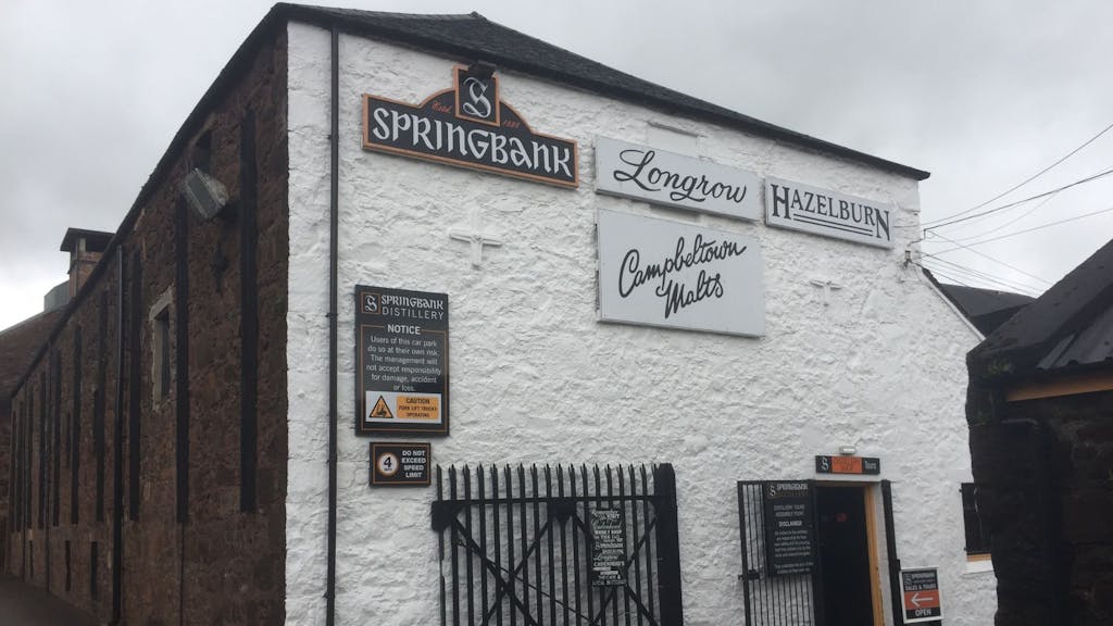 Springbank Distillery in the whisky region of Campbeltown