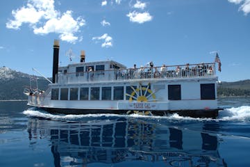 The Tahoe Gal cruises on Lake Tahoe