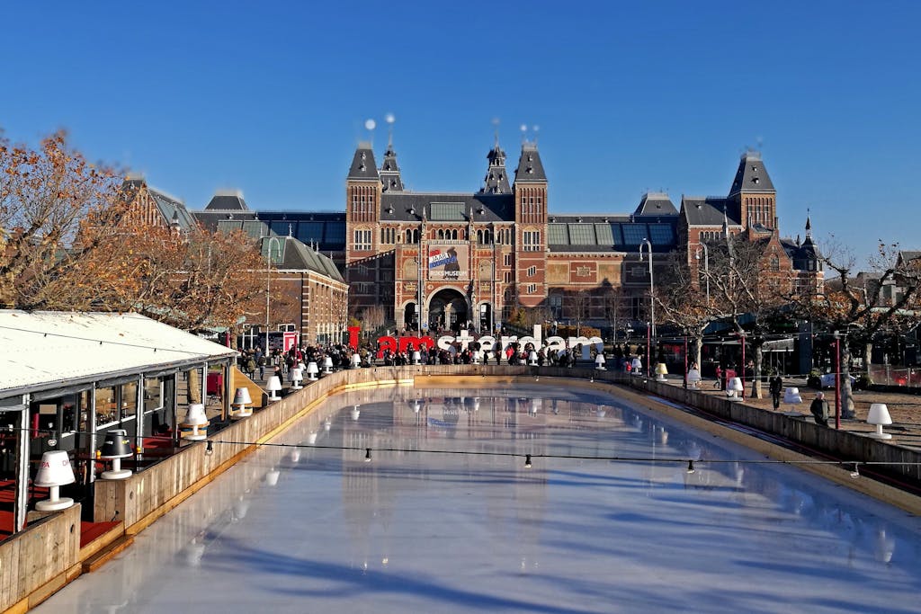 view on the Rijksmuseum in Amsterdam