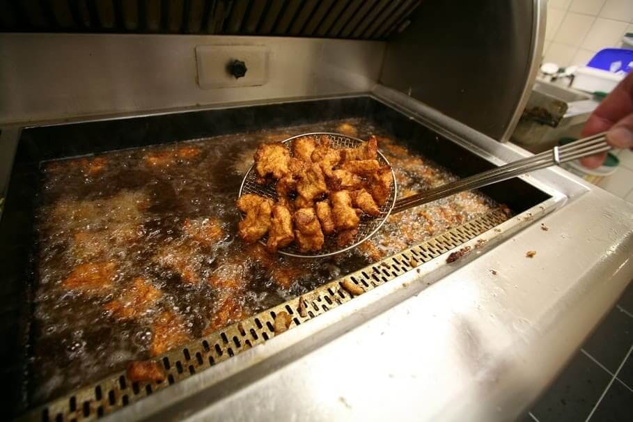 fried kibbeling fish from amsterdam