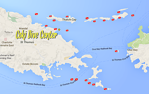Boat Dive Map