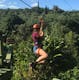 Girl on a zipline in Maui