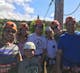 Group photo on a zipline tour in Maui
