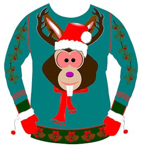 Ugly Christmas Sweater illustration