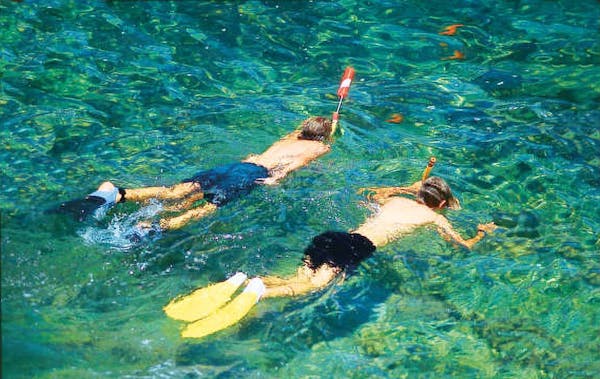 Two Boys Snorkeling, credit: Catalina Island Chamber of Commerce & Visitors Bureau