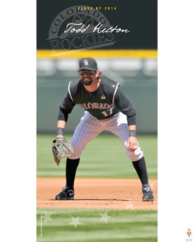Todd Helton Colorado Rockies Promo Shirt Mens XL White # 17 MLB