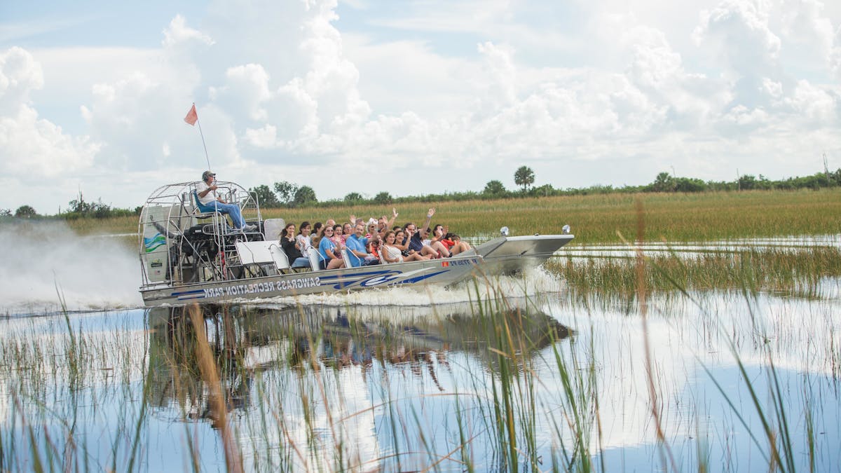 Group on Airboat Tour