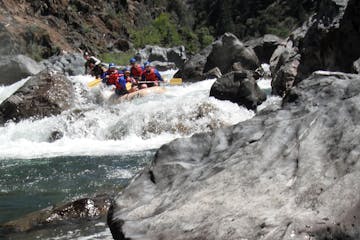 Whitewater rafting in Burnt Ranch Gorge