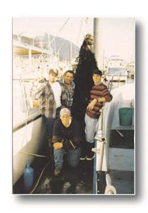 A large Bear from a 1999 hunt we provided transport to the cabin.