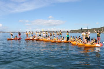 People on a kayak tour