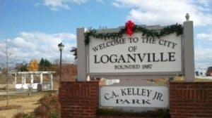 Loganville Georgia Welcome Sign