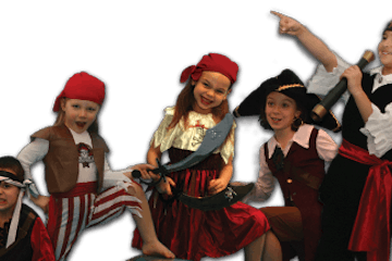 Children dressed as pirates