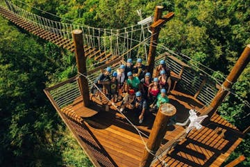 Climbworks zipline tours in Oahu