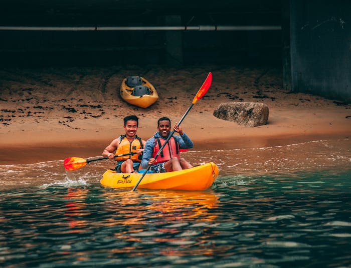 Sentosa Kayaking 4 hours [Experience Kayak Fishing in Sentosa: Day, Sunset  and Night Adventure Tour]