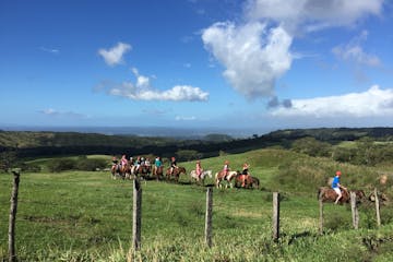 Great views at horseback riding