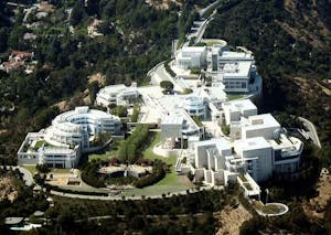 Getty Museum Aerial View