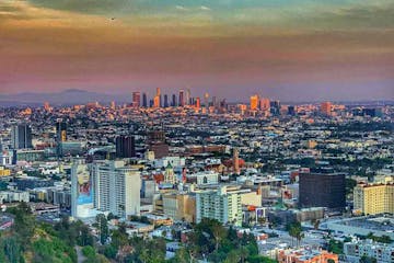 LA Skyline at Sunset