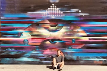 LA graffiti wall downtown