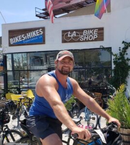 Kris, Bikes and Hikes LA employee