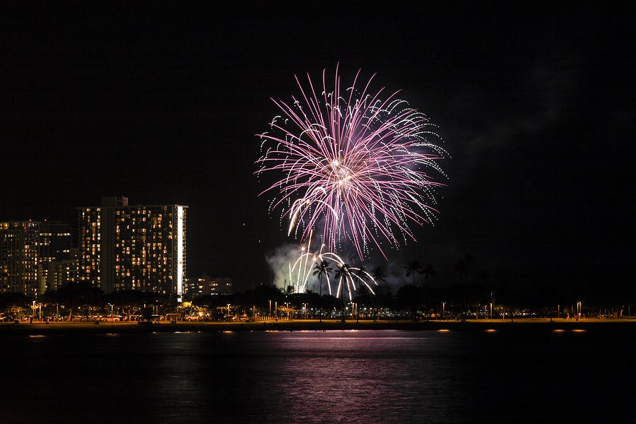 Waikiki Fireworks Display