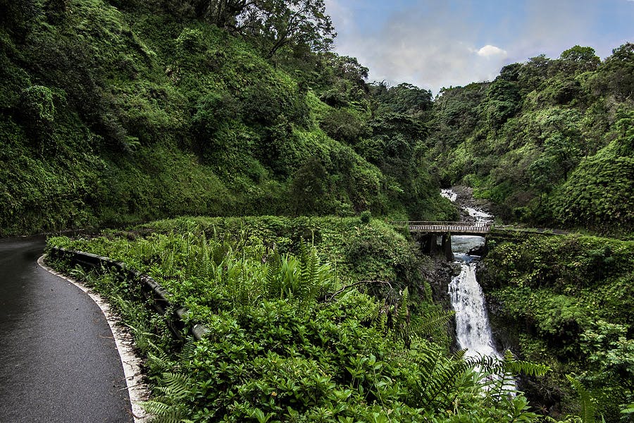 Road to Hana Waterfall