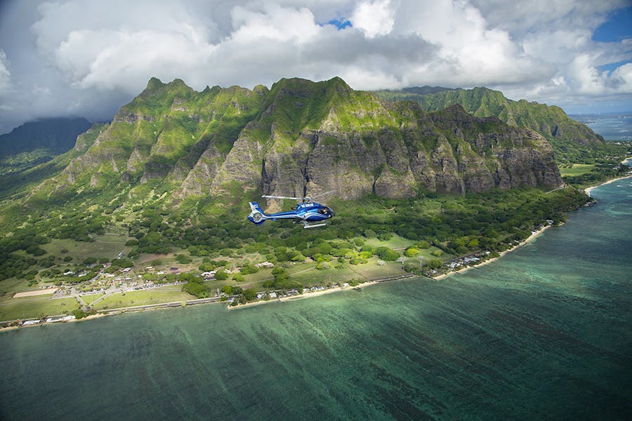 blue hawaiian helicopter oahu