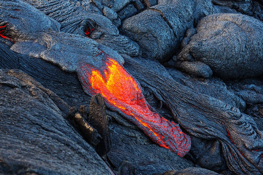 Mauna Loa Eruption Lava