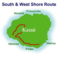 South and West Shore Route