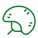 green helmet icon