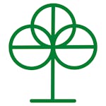 green tree sustainability icon