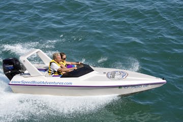 Charleston Harbor Tour on a speed boat