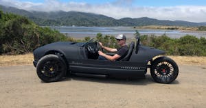Vanderhall Rental Scenic Drive through the Mountains