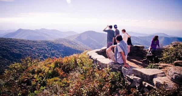 Hiking tour of hotsell blue ridge parkway waterfalls