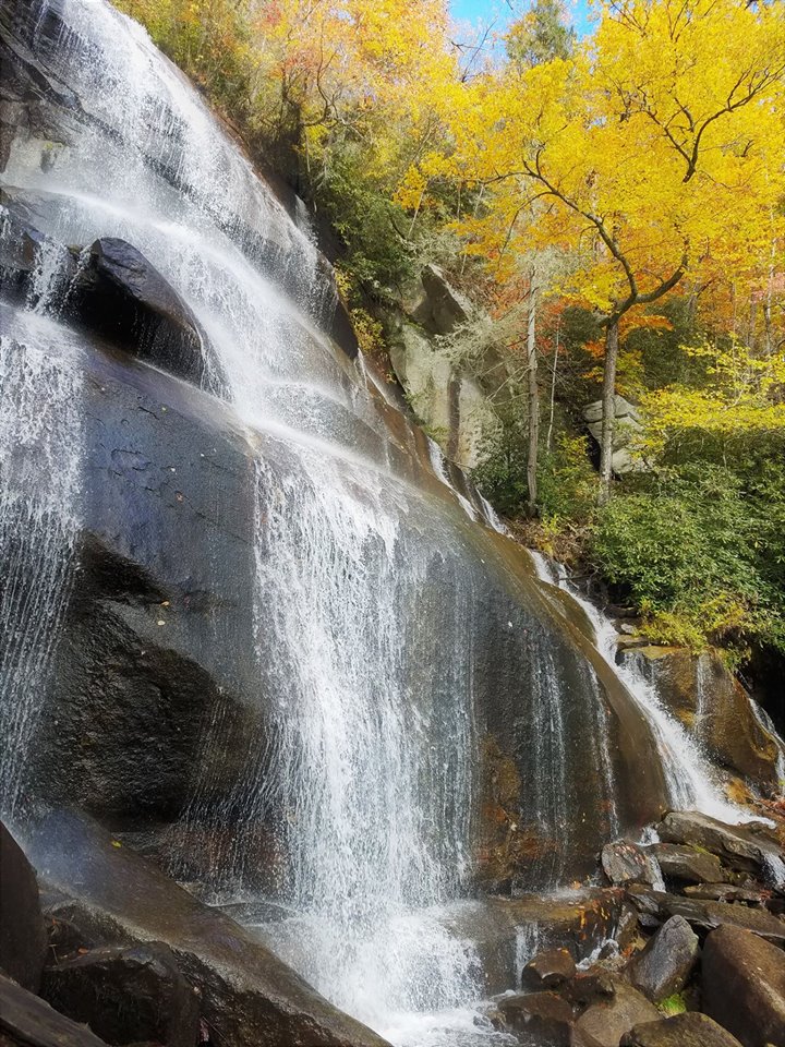 Hiking tour of hotsell blue ridge parkway waterfalls