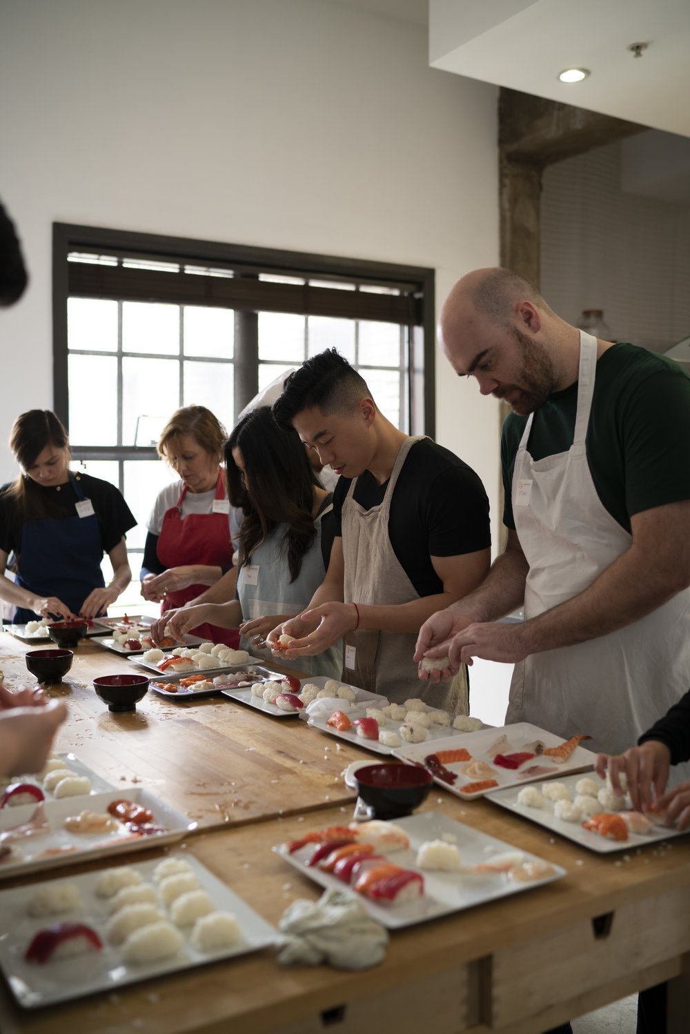 Cooking class in LA for team building activity