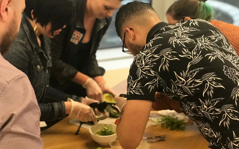 Group cooking classes